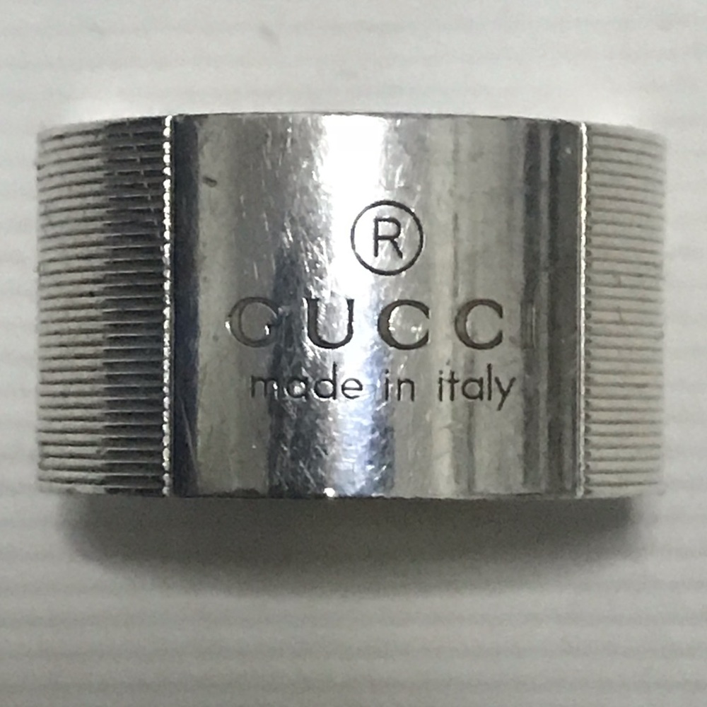 Authentic GUCCI Sterling Silver Ring